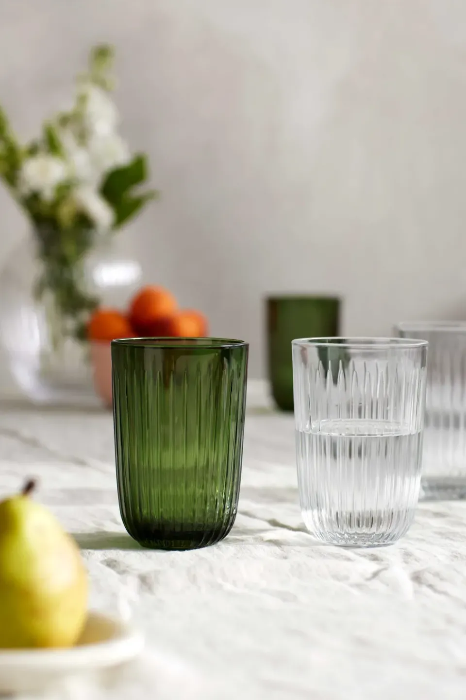 Kähler Vasos De Agua<Vaso Hammershøi 37 cl 4-pack, Transparente