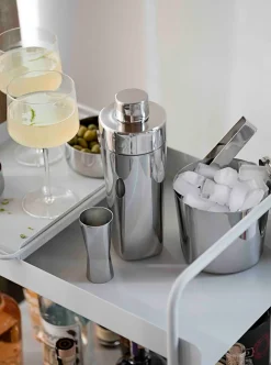 Zone Denmark Utensilios De Vino Y Bar<Vaso medidor Rocks 3/6 cl, acero inoxidable Plateado
