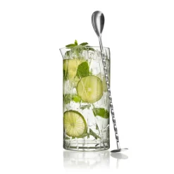 Orrefors Vaso mezclador con cuchara City, 0,65 l Transparente Outlet