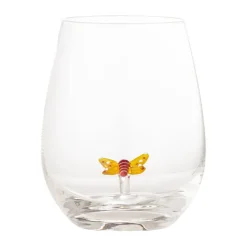 Bloomingville Vaso Misa 56 cl, Clear-butterfly Transparente