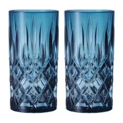 Nachtmann Vaso Noblesse Longdrink 39,5 cl 2-pack, Vintage blue Azul Sale