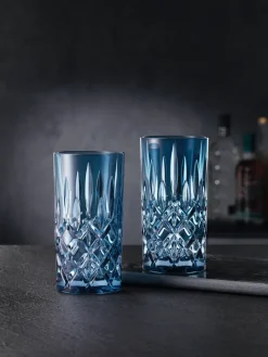 Nachtmann Vaso Noblesse Longdrink 39,5 cl 2-pack, Vintage blue Azul Sale