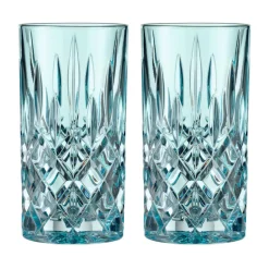 Nachtmann Copas Y Vasos Para Bebidas<Vaso Noblesse Longdrink 39,5 cl 2-pack, Aqua Azul