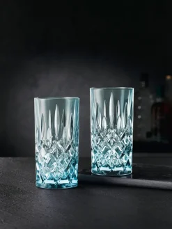Nachtmann Copas Y Vasos Para Bebidas<Vaso Noblesse Longdrink 39,5 cl 2-pack, Aqua Azul