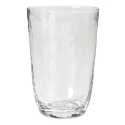 Broste Copenhagen Vaso para beber Hammered 50 cl, Transparente Online
