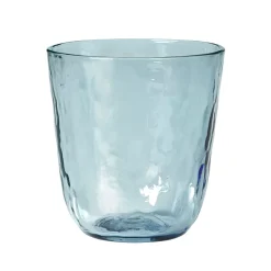 Broste Copenhagen Vaso para beber Hammered 33,5 cl, Azul Discount