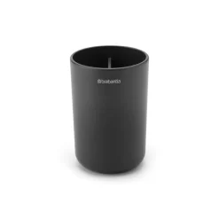Brabantia Vaso para cepillos de dientes ReNew , oscuro Gris