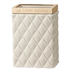Lene Bjerre Vaso para cepillos Portia, camel-oro Beige Discount