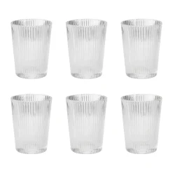 Stelton Vaso Pilastro 15 cl, 6-pack, Clear Transparente Best