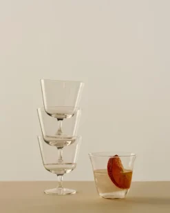 HAY Vasos De Agua<Vasos Curve Stem, 2-pack, Clear Transparente
