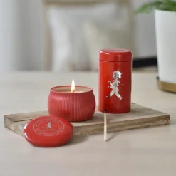 Solstickan Design Velas Perfumadas Y Difusores<Vela aromática Solstickan 25 h, -canela y naranja Rojo