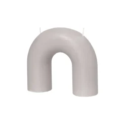 Broste Copenhagen Velas<Vela Bend 14,5x16,5 cm, Rainy day Gris
