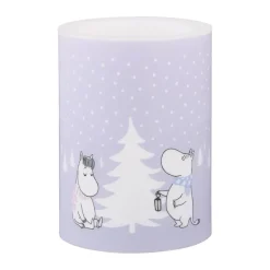 Muurla Velas Led<Vela gruesa LED Moomin 10 cm, Nevada Púrpura