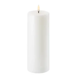 Uyuni Lighting Velas Led<Vela gruesa LED Uyuni Ø7,8 cm, 20,3 cm Blanco