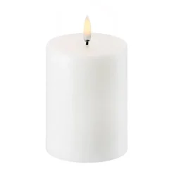 Uyuni Lighting Velas Led<Vela gruesa LED Uyuni Ø7,8 cm, 10,1 cm Blanco
