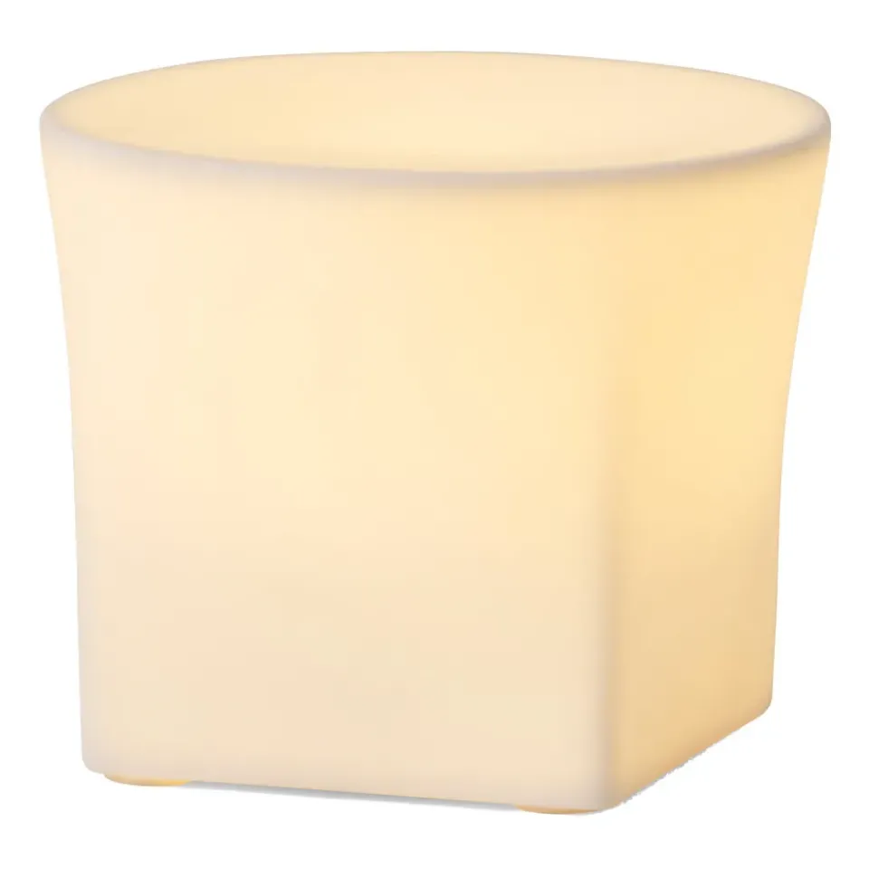 Audo Copenhagen Vela LED Ignus 8 cm, Blanco hueso BeigeBlanco Clearance