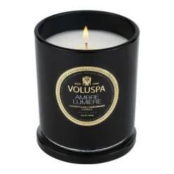 Voluspa Velas Perfumadas Y Difusores<Vela perfumada Classic Maison Noir 60 horas, Ambre Lumiere Color doradoNegro