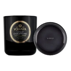 Voluspa Vela perfumada Classic Maison Noir 60 horas, Crisp Champagne Color doradoNegro Outlet