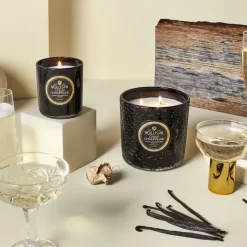 Voluspa Vela perfumada Classic Maison Noir 60 horas, Crisp Champagne Color doradoNegro Outlet