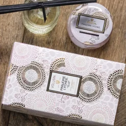 Voluspa Velas Perfumadas Y Difusores<Vela perfumada Decorative Tin 25h, Panjore Lychee Blanco