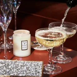 Voluspa Vela perfumada en bote de cristal Japonica 50 horas, Sparkling Cuvée Blanco Best