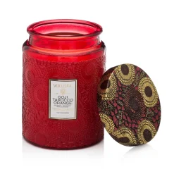 Voluspa Velas Perfumadas Y Difusores<Vela perfumada en bote de cristal 100 horas, Goji Tarocco Orange Rojo