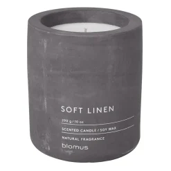 Blomus Velas Perfumadas Y Difusores<Vela perfumada Fraga 55 horas, Soft Linen-Magnet Gris