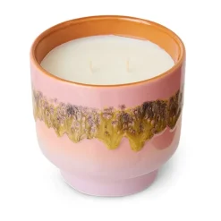 HKliving Velas Perfumadas Y Difusores<Vela perfumada 70's, 50 h, Miami RosaMulti