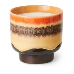 HKliving Velas Perfumadas Y Difusores<Vela perfumada 70's, 50 h, Tulum NaranjaMarrón