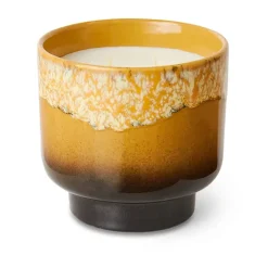 HKliving Velas Perfumadas Y Difusores<Vela perfumada 70's, 50 h, Valencia MarrónAmarillo