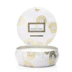 Voluspa Vela perfumada 3-wick in a tin 60h, Panjore Lychee Blanco