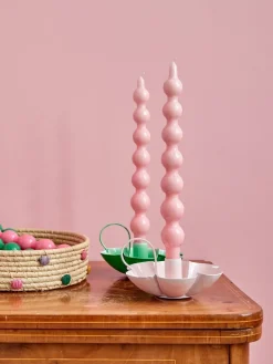RICE Velas<Vela 30,2 cm, 2-pack, suave Rosa