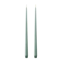 Ester & erik Velas Led<Velas LED , 2-pack, 67 Jade stone, 40 cm Verde