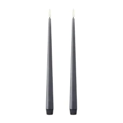 Ester & erik Velas Led<Velas LED , 2-pack, 74 Dark Slate , 30 cm Gris