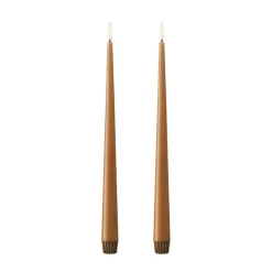 Ester & erik Velas Led<Velas LED , 2-pack, 23 Raw Toffee , 30 cm Marrón