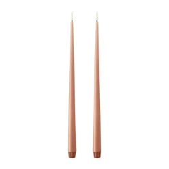 Ester & erik Velas LED , 2-pack, 20 Rosy caramel, 40 cm Rosa Hot