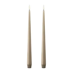 Ester & erik Velas Led<Velas LED , 2-pack, 18 Nougat note , 30 cm Beige