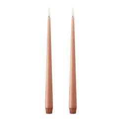 Ester & erik Velas LED , 2-pack, 20 Rosy caramel , 30 cm Rosa Hot