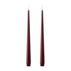 Ester & erik Velas LED , 2-pack, 44/2 Deep Wine , 30 cm Rojo Online