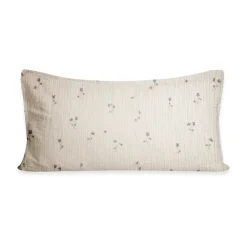 Garbo&Friends Fundas De Almohada<Viola Muslin funda de almohada, 50x90 cm Azul