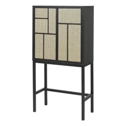 Design House Stockholm Vitrinas Y Gabinetes|Vitrinas Y Gabinetes<Vitrina Air, , ratán Negro