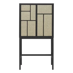 Design House Stockholm Vitrinas Y Gabinetes|Vitrinas Y Gabinetes<Vitrina Air, , ratán Negro