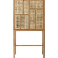 Design House Stockholm Vitrinas Y Gabinetes|Vitrinas Y Gabinetes<Vitrina Air, Roble, ratán Marrón