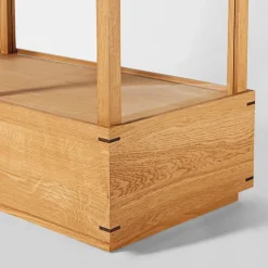 Kristina Dam Studio Vitrinas Y Gabinetes|Vitrinas Y Gabinetes<Vitrina Japanese grande, Roble aceitado en tono cálido Beige