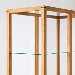 Kristina Dam Studio Vitrinas Y Gabinetes|Vitrinas Y Gabinetes<Vitrina Japanese grande, Roble aceitado en tono cálido Beige