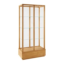 Kristina Dam Studio Vitrinas Y Gabinetes|Vitrinas Y Gabinetes<Vitrina Japanese grande, Roble aceitado en tono cálido Beige