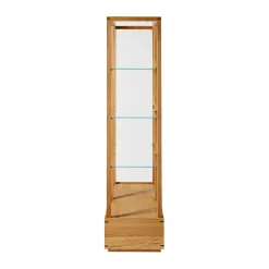 Kristina Dam Studio Vitrinas Y Gabinetes|Vitrinas Y Gabinetes<Vitrina Japanese grande, Roble aceitado en tono cálido Beige