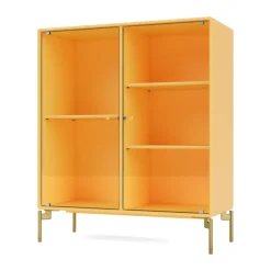 Montana Vitrinas Y Gabinetes|Vitrinas Y Gabinetes<Vitrina Ripple II 69,6x82,2x30 cm, Acacia-ben brass Amarillo