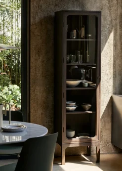&Tradition Vitrinas Y Gabinetes|Vitrinas Y Gabinetes<Vitrina Trace SC87 50x192x40 cm, Dark stained oak Marrón