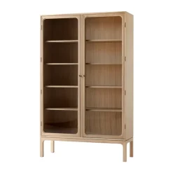 &Tradition Vitrinas Y Gabinetes|Vitrinas Y Gabinetes<Vitrina Trace SC88 120x192x40 cm, Natural naturalal oak Marrón